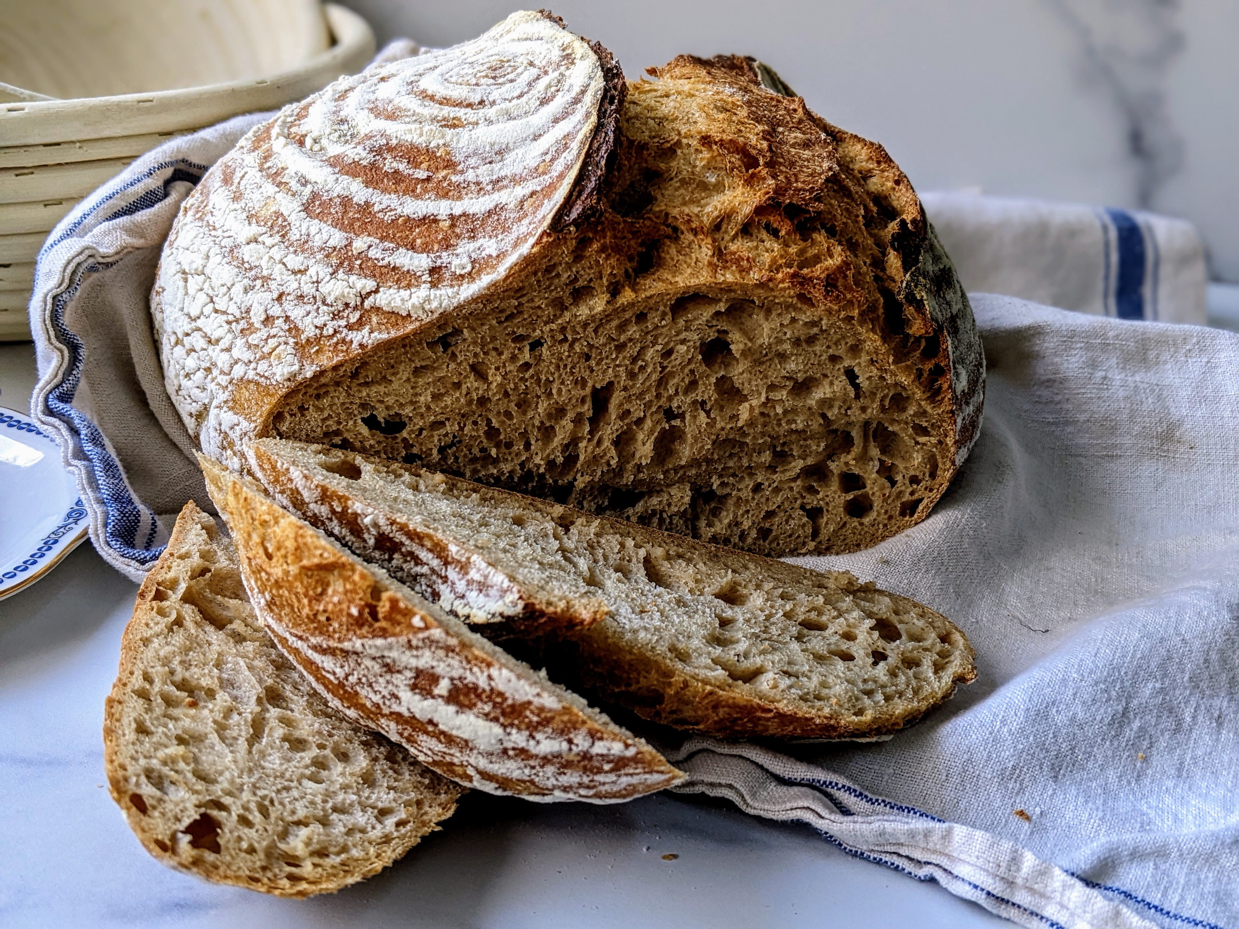 Whole Wheat Sourdough Bread