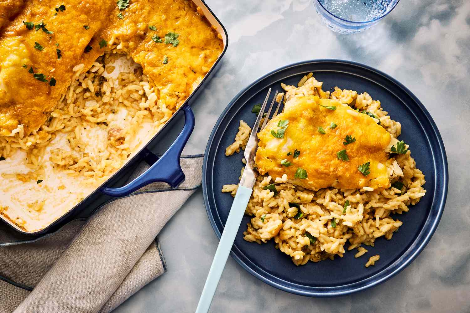 Cheesy Chicken and Rice Casserole