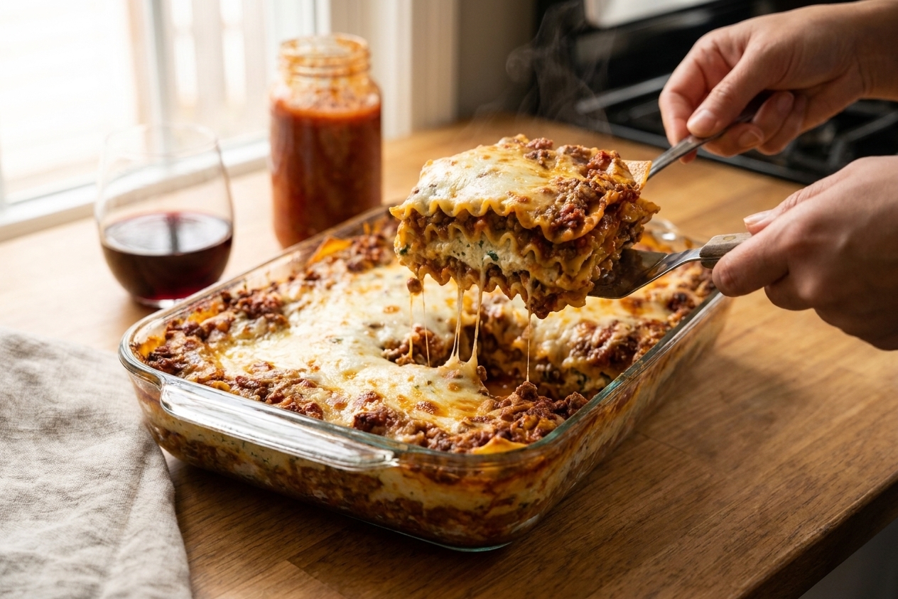 Lasagna with Ricotta Cheese