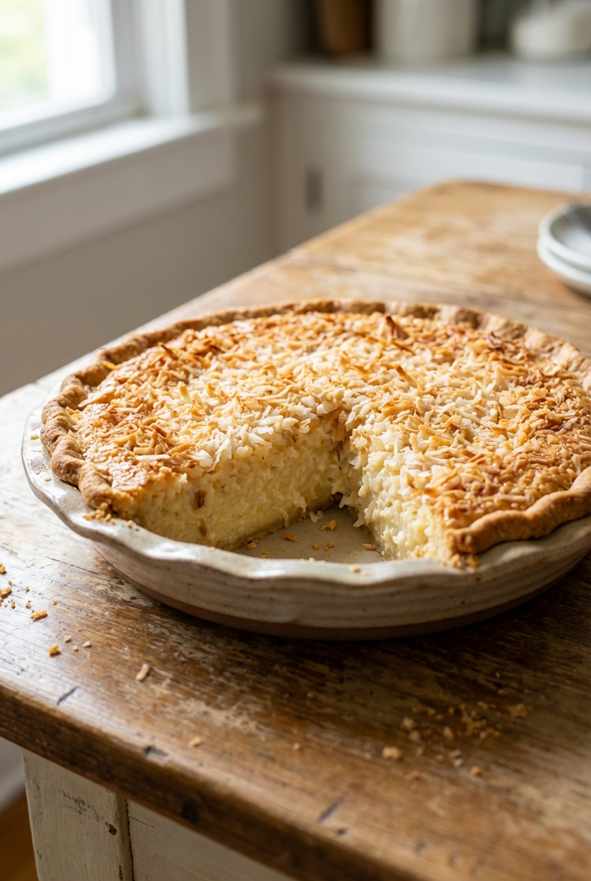 Decadent Coconut Pie With Cream of Coconut