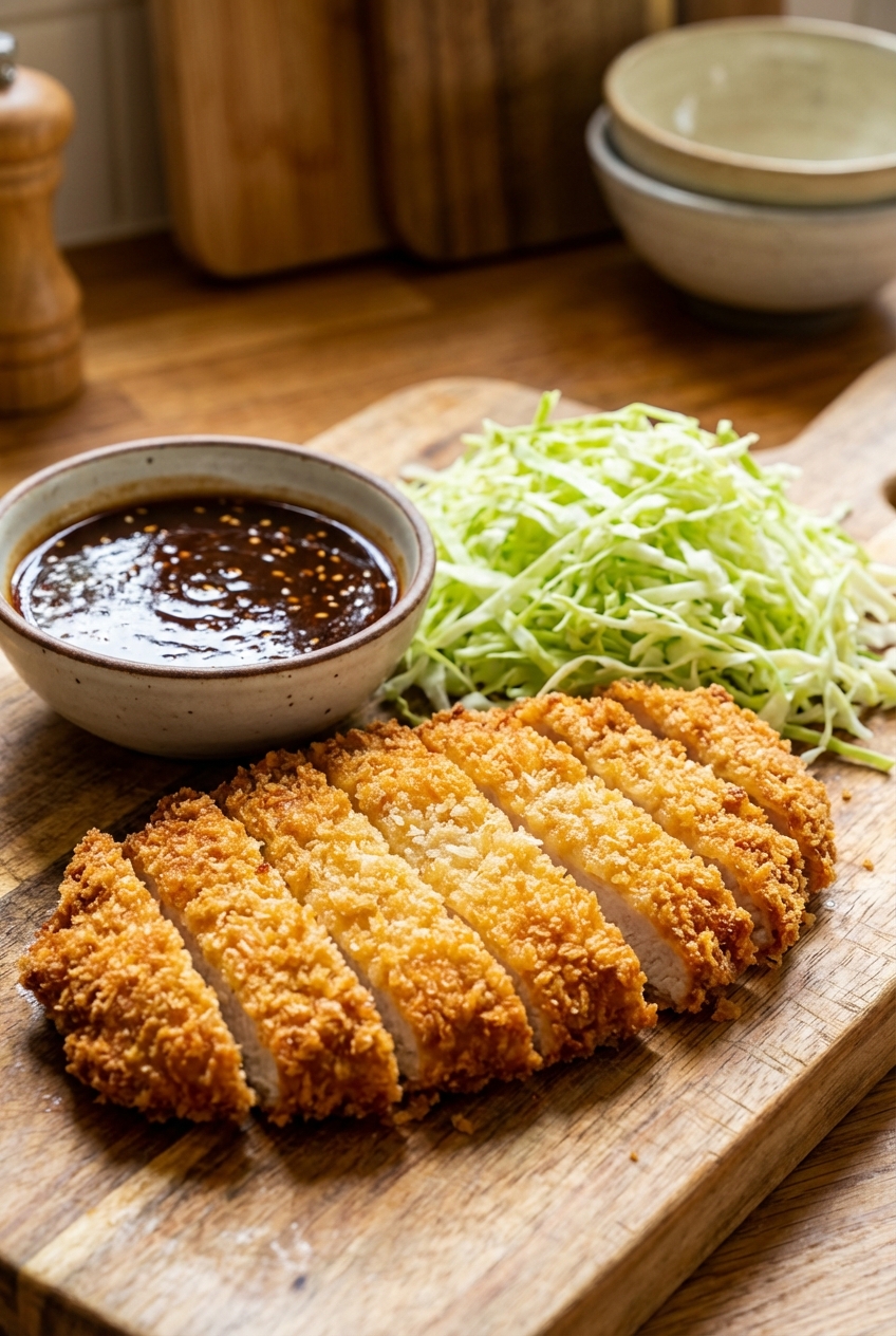 Effortless Chicken Katsu (Nutty & Sweet)