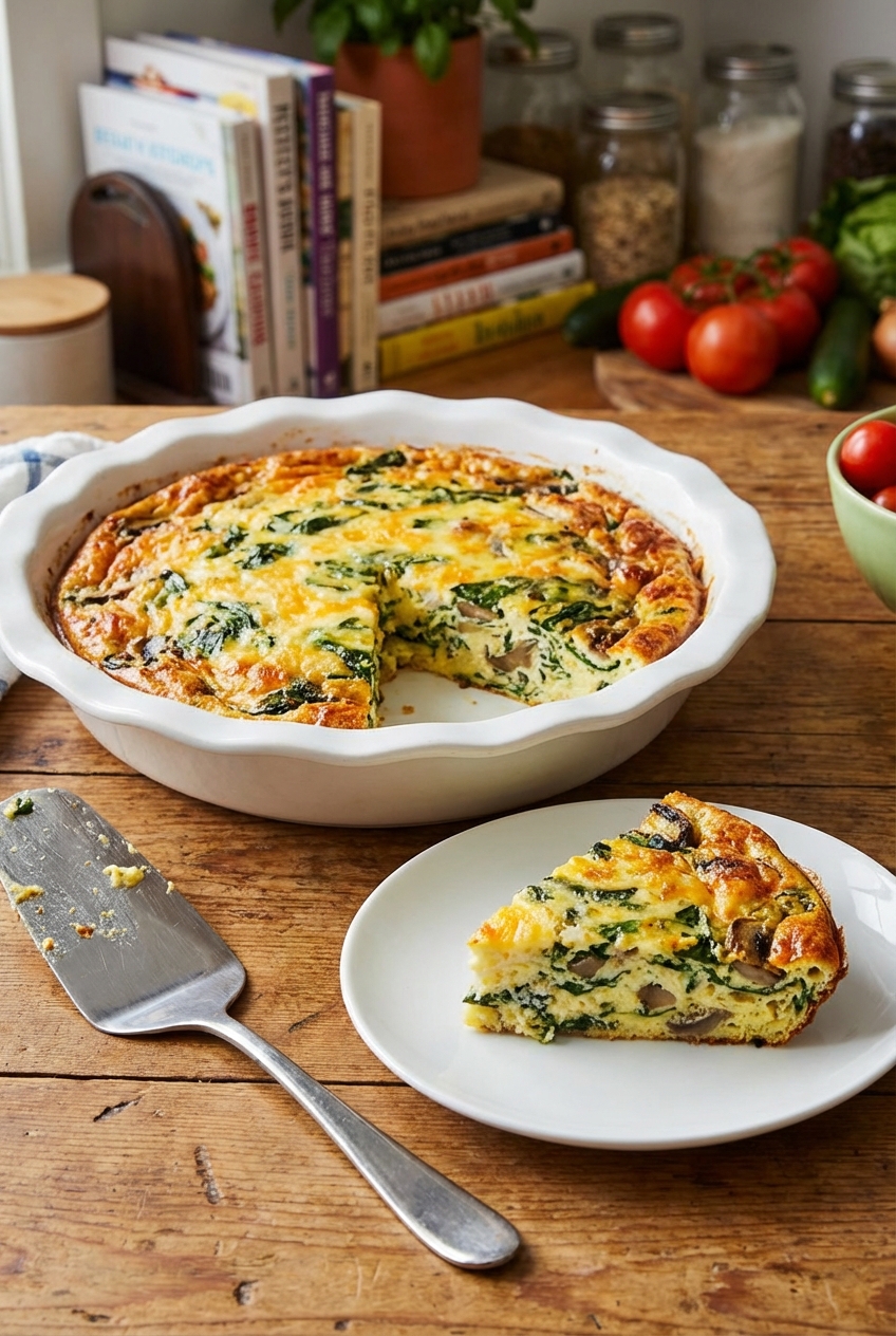 Weeknight Crustless Quiche