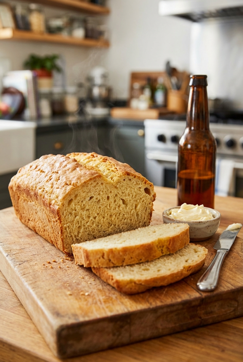 Effortless Nutty & Sweet Beer Bread