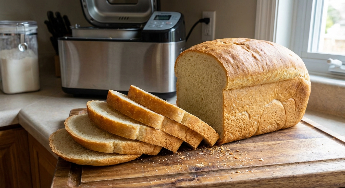 Traditional Bread Machine White Bread