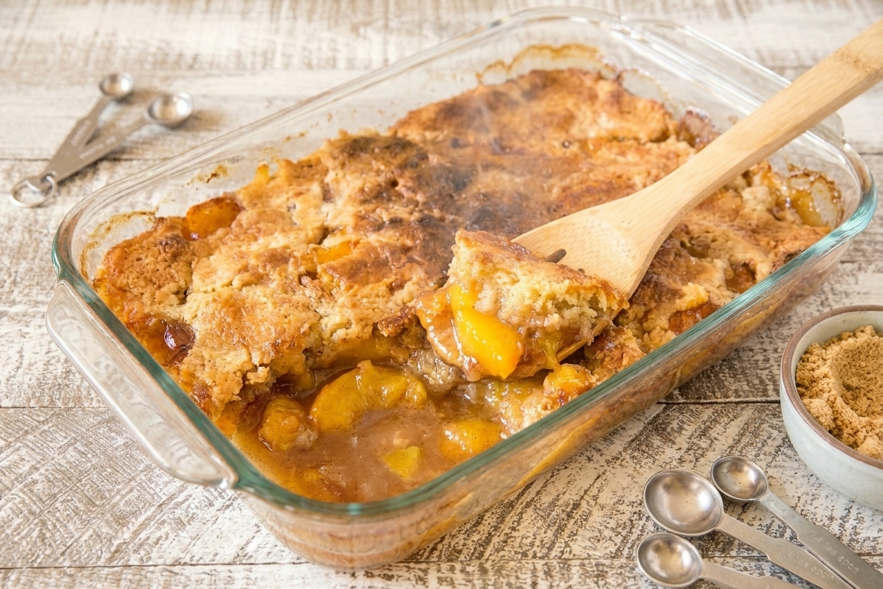 Peach Cobbler With Cake Mix