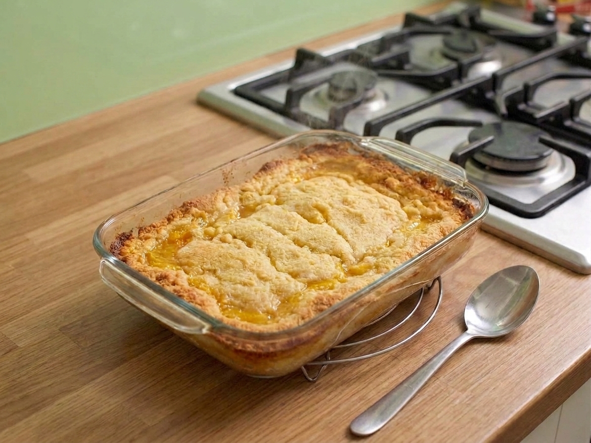 Peach Dump Cake