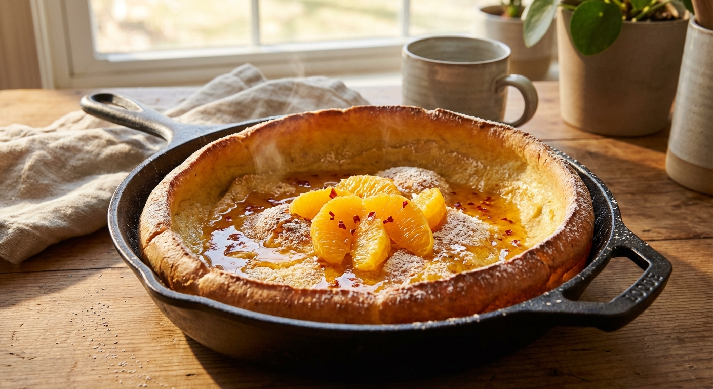 Sweet and Spicy Dutch Baby