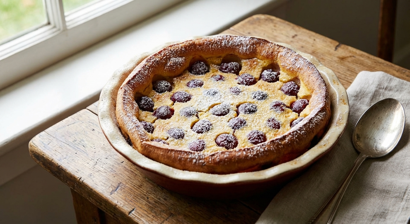French Cherry Clafoutis