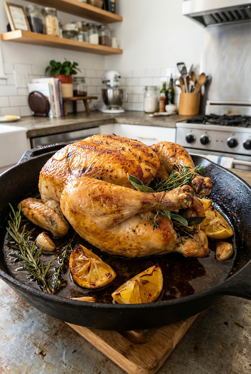 Ultimate Roasted Chicken (Rich and Savory)