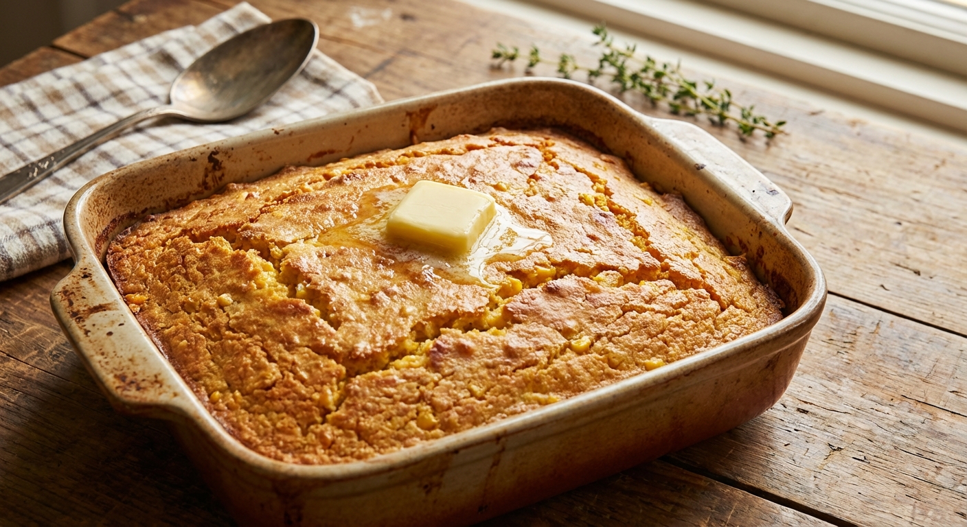 Rustic Cornbread Casserole
