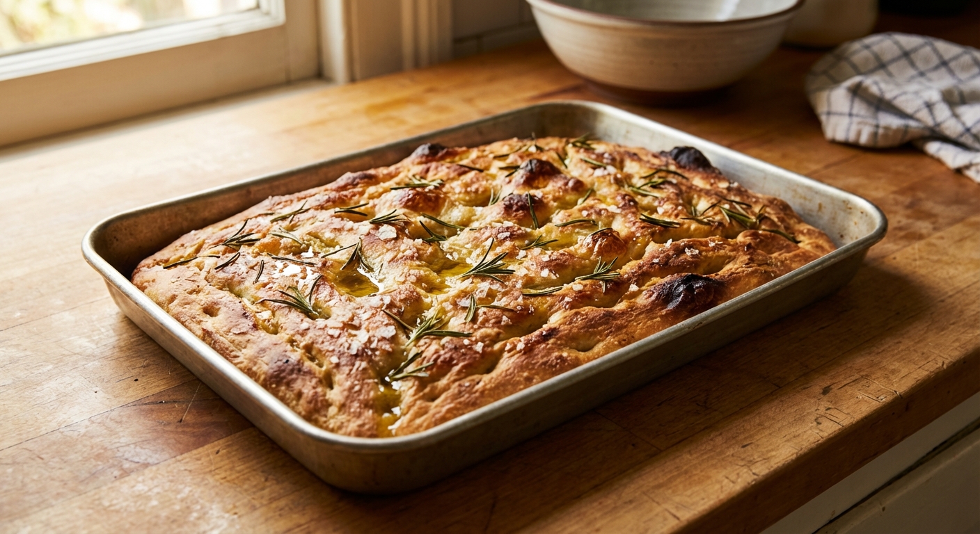 Wholesome Rustic Focaccia