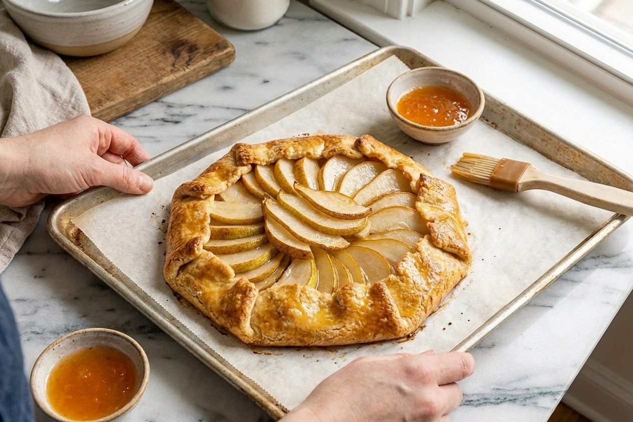 Rustic Pear Tart