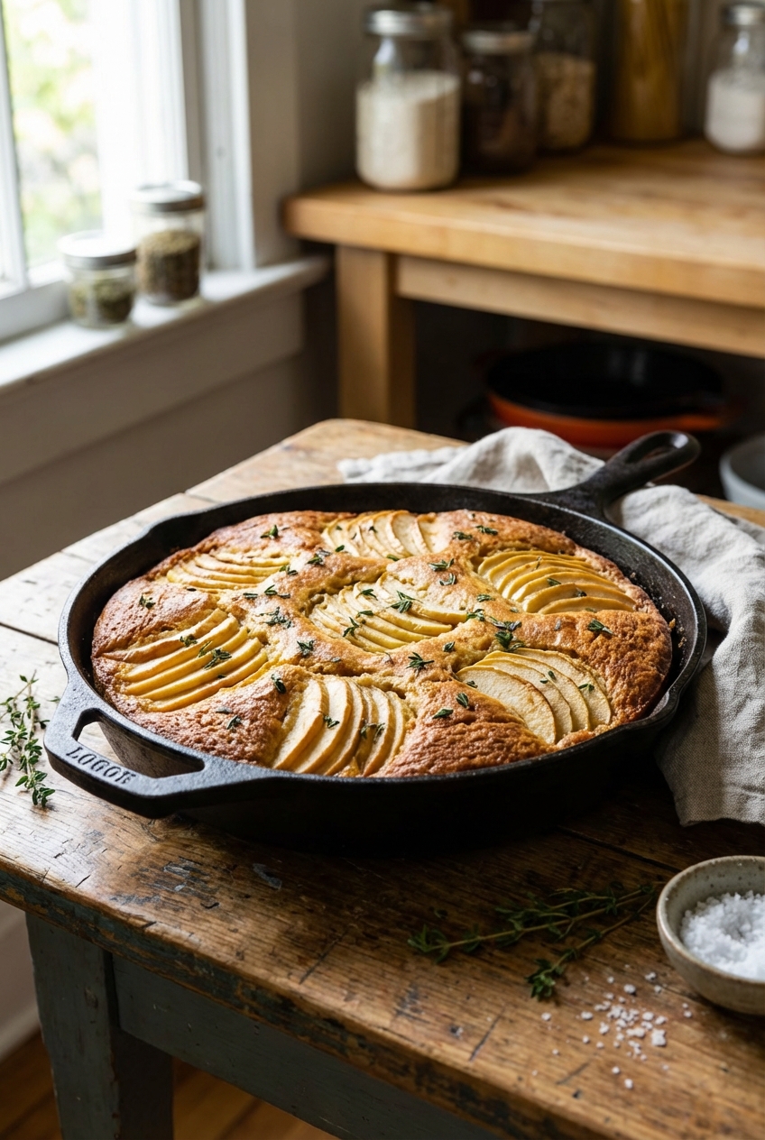 Savory Apple Cake