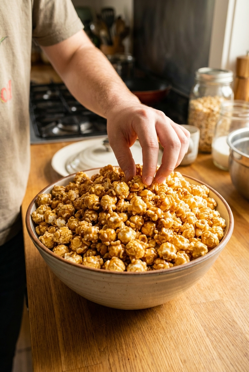 Hearty Caramel Popcorn