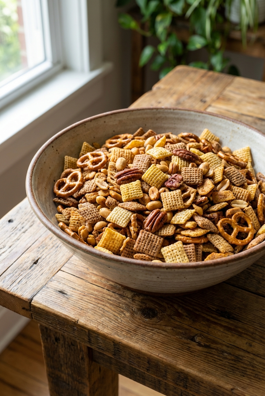 Savory Spiced Chex Mix