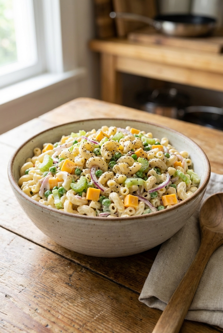 Homestyle Creamy Pasta Salad