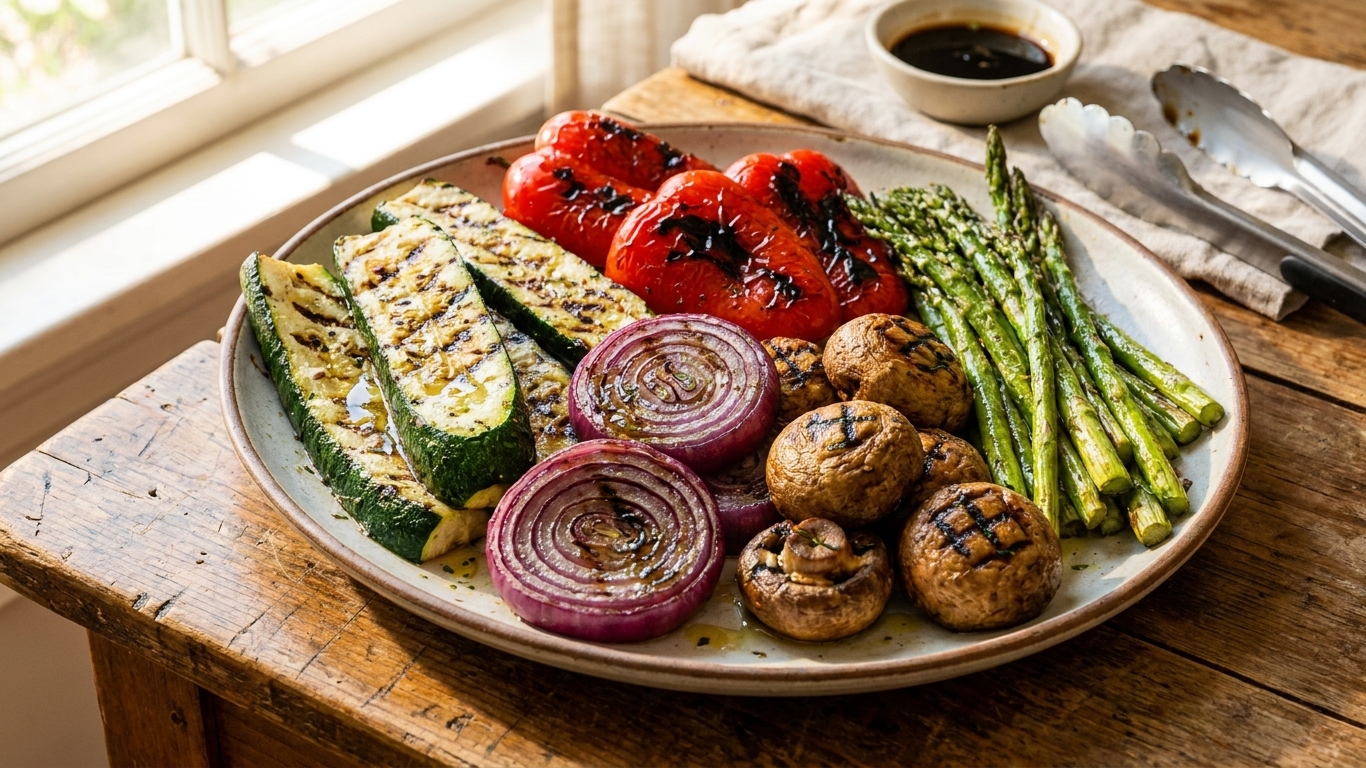 Grilled Vegetables (No-Soggy, All-Char)