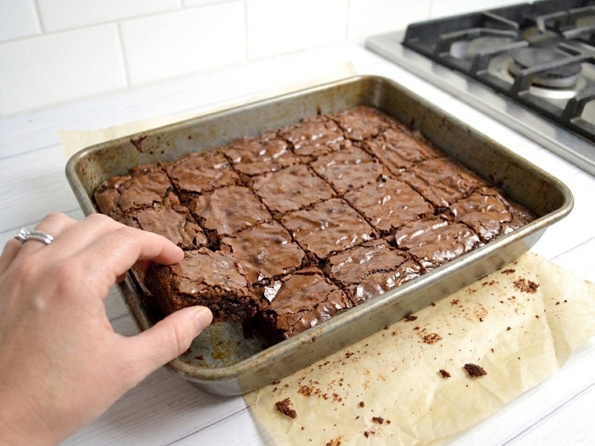 Fudgy Cocoa Powder Brownies