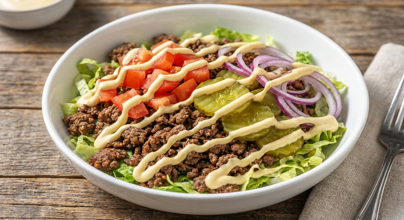 Nutritious Burger Bowl (Smooth and Silky Sauce)