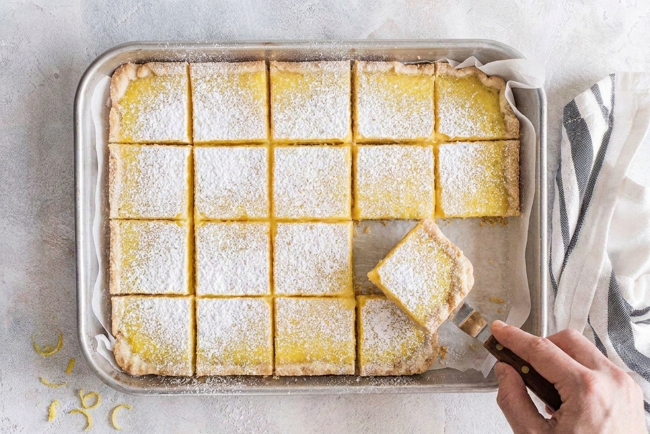 Bright and Buttery Lemon Squares