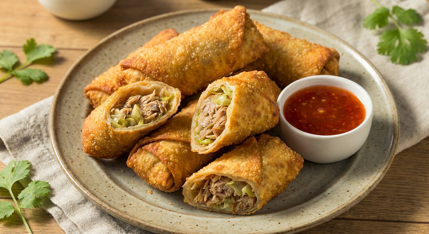 Soft and Chewy Egg Rolls