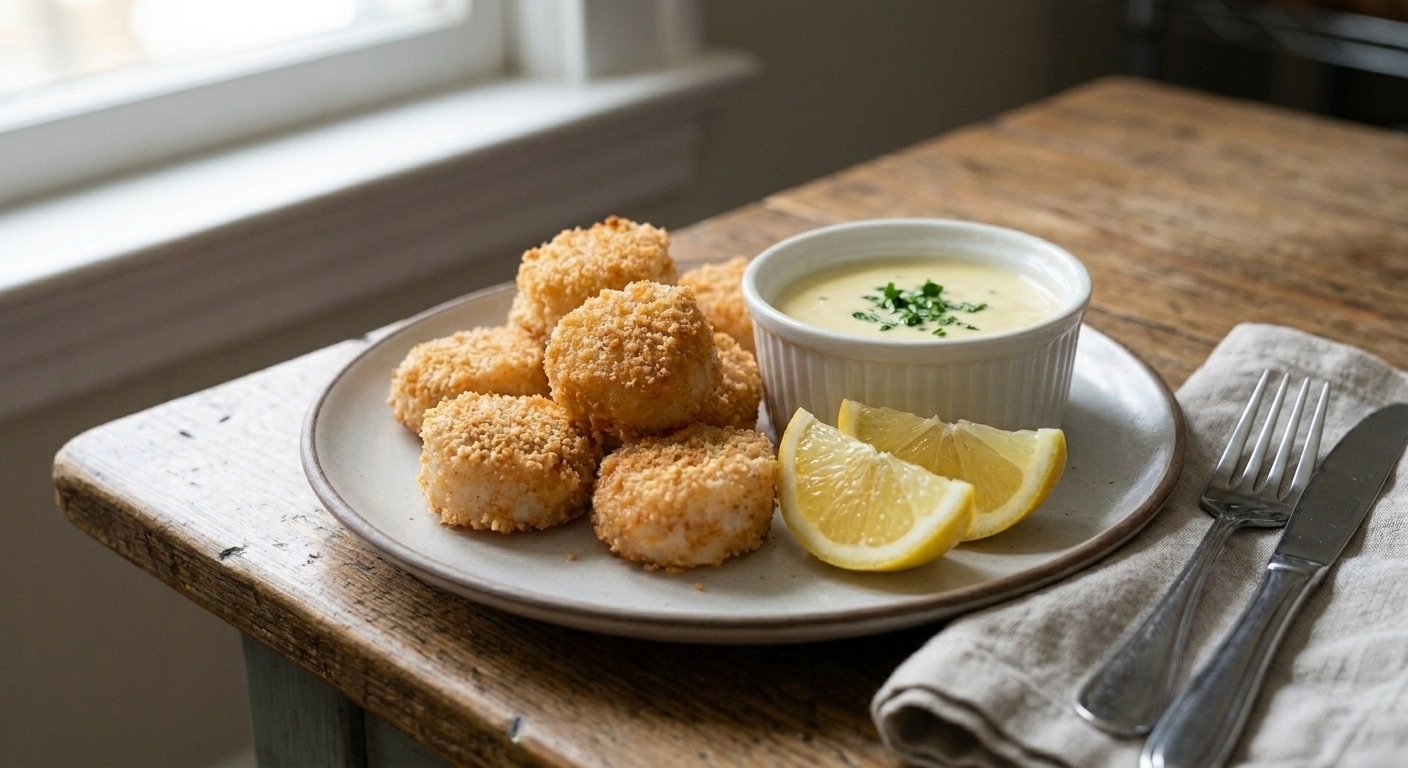Crispy Fried Scallops