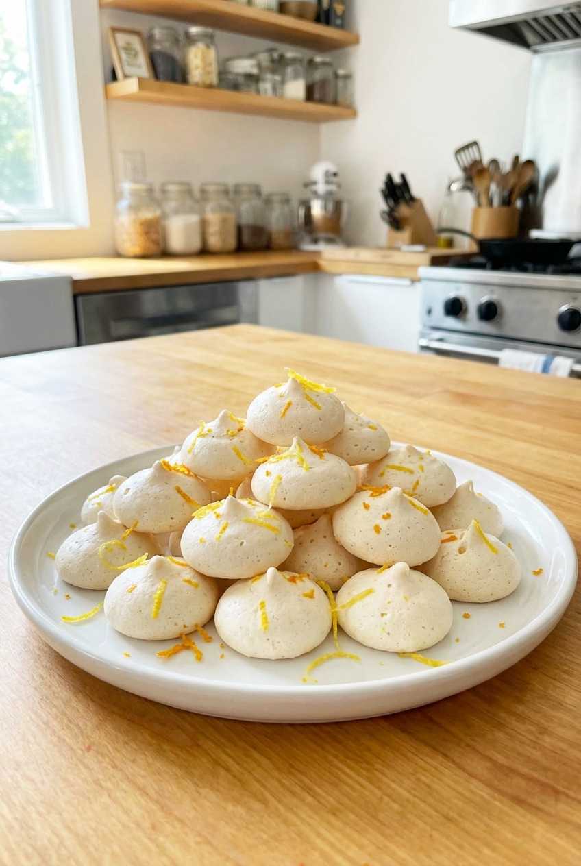 Light Citrus Meringues