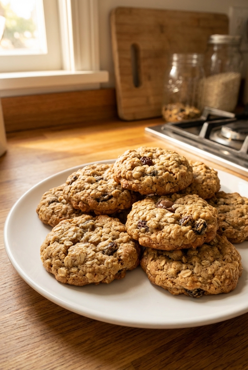 Best Soft & Chewy Oatmeal Cookies