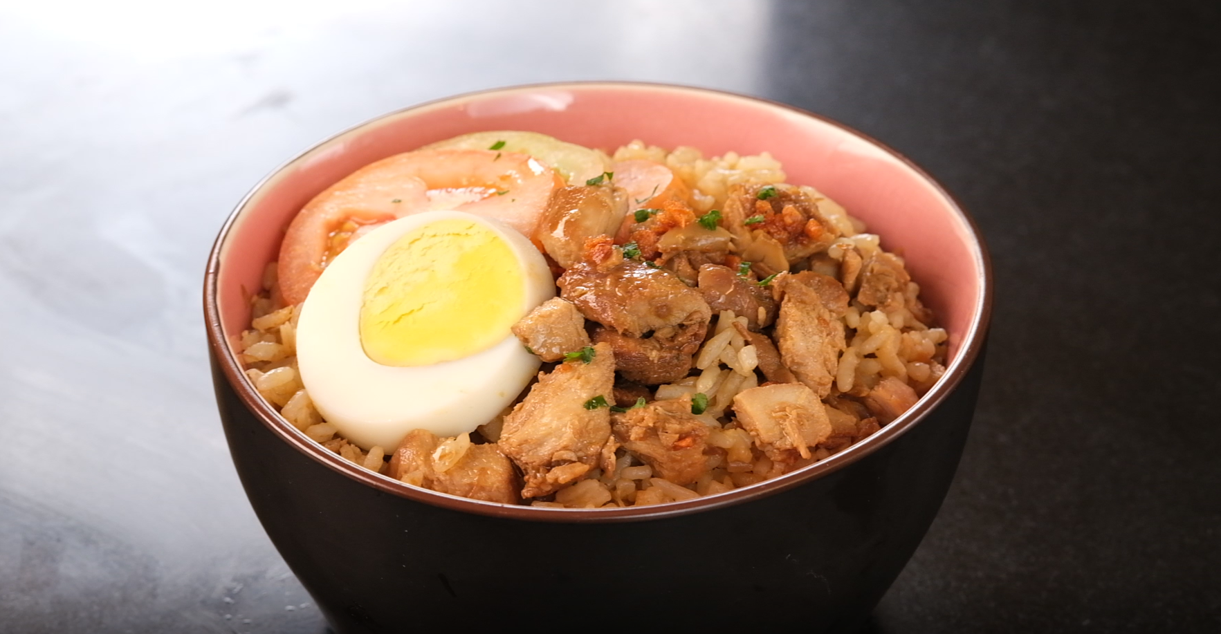 Filipino Meals (Chicken Adobo Bowl)