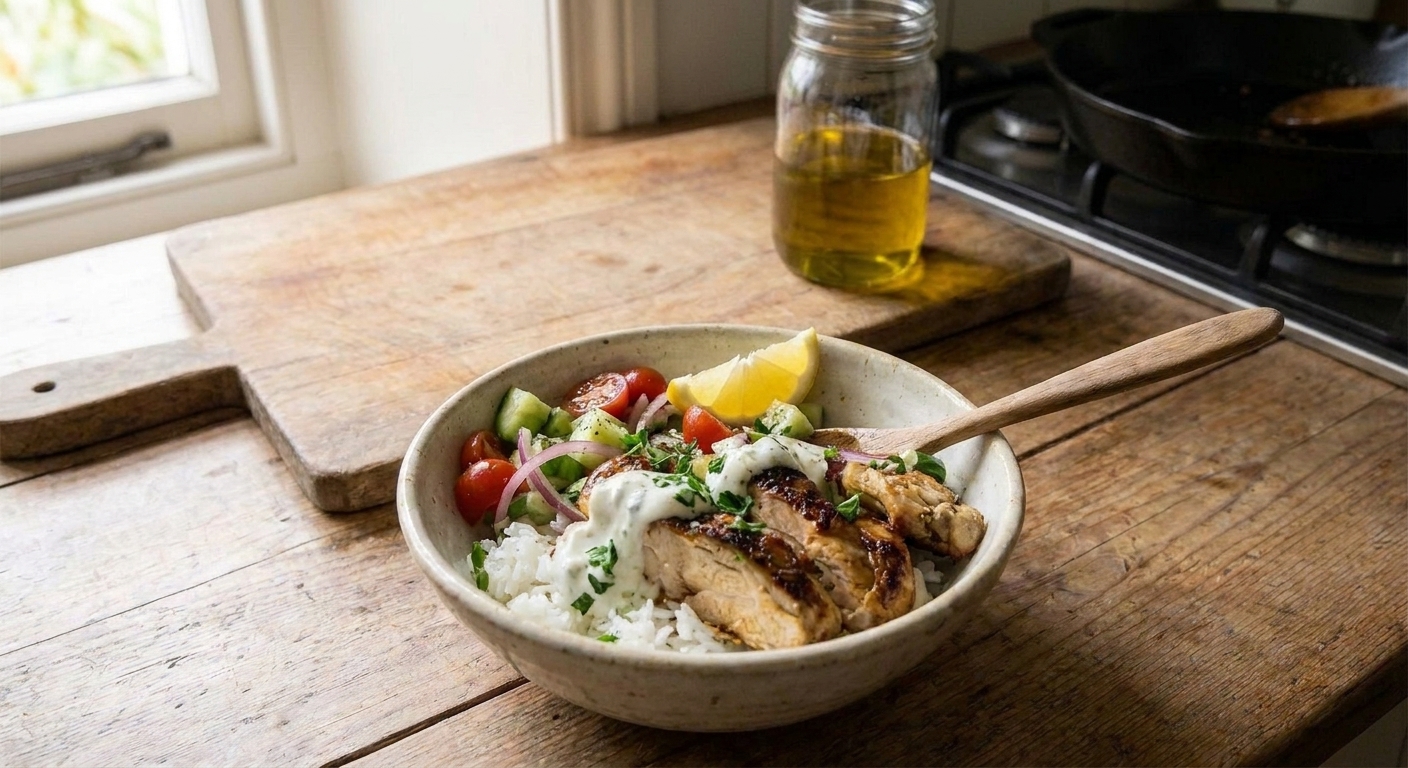 Easy Chicken Shawarma Bowls