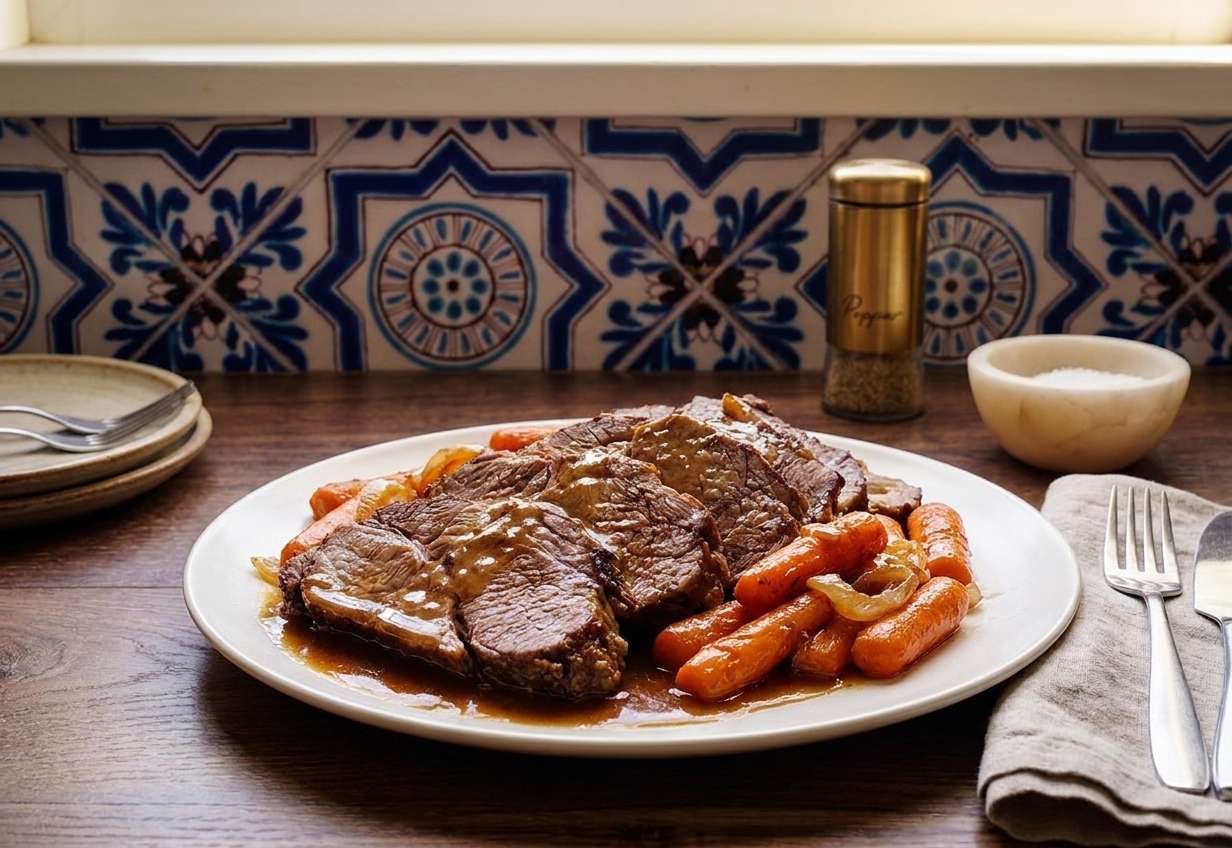 Garlic Herb Shoulder Roast