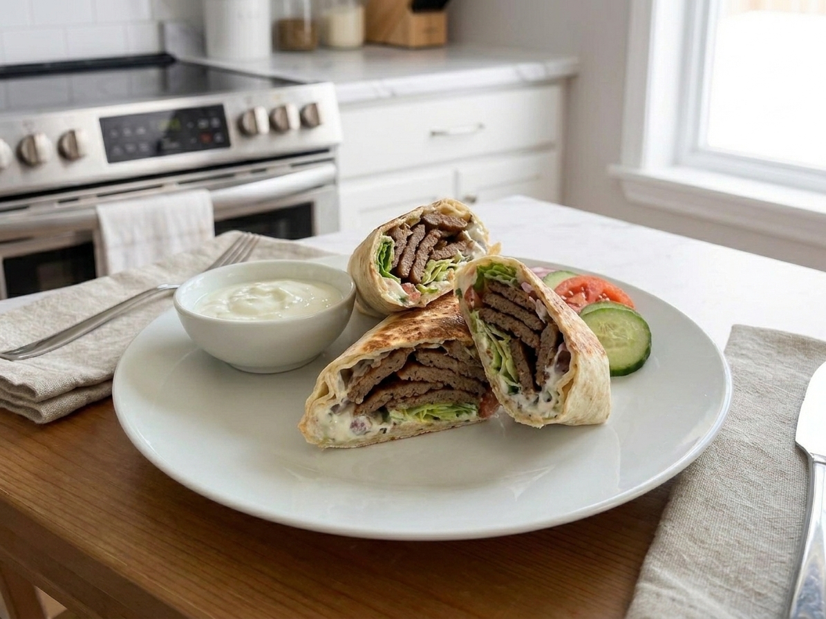 Homemade Doner Kebab