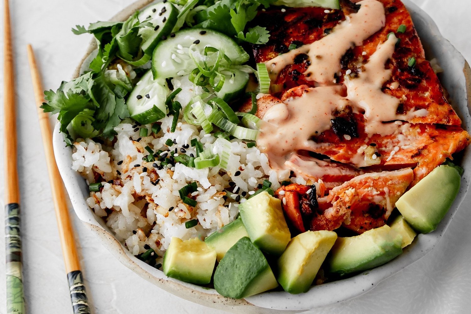 Diabetic-Friendly Lemon Garlic Salmon Bowls