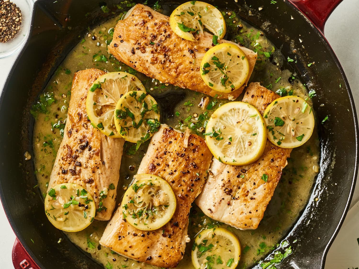 Pan-Seared Mahi Mahi with Lemon Caper Butter