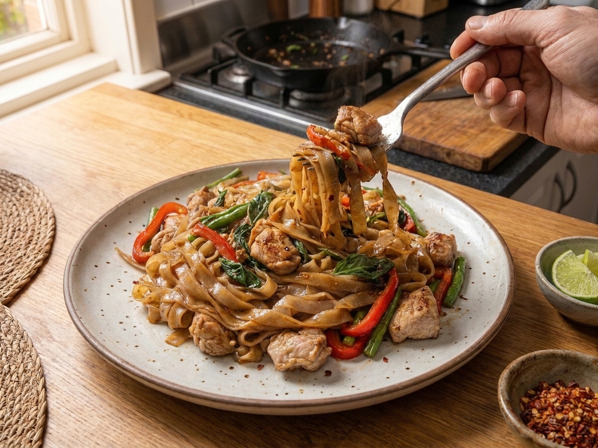 Pad Kee Mao (Thai Drunken Noodles)