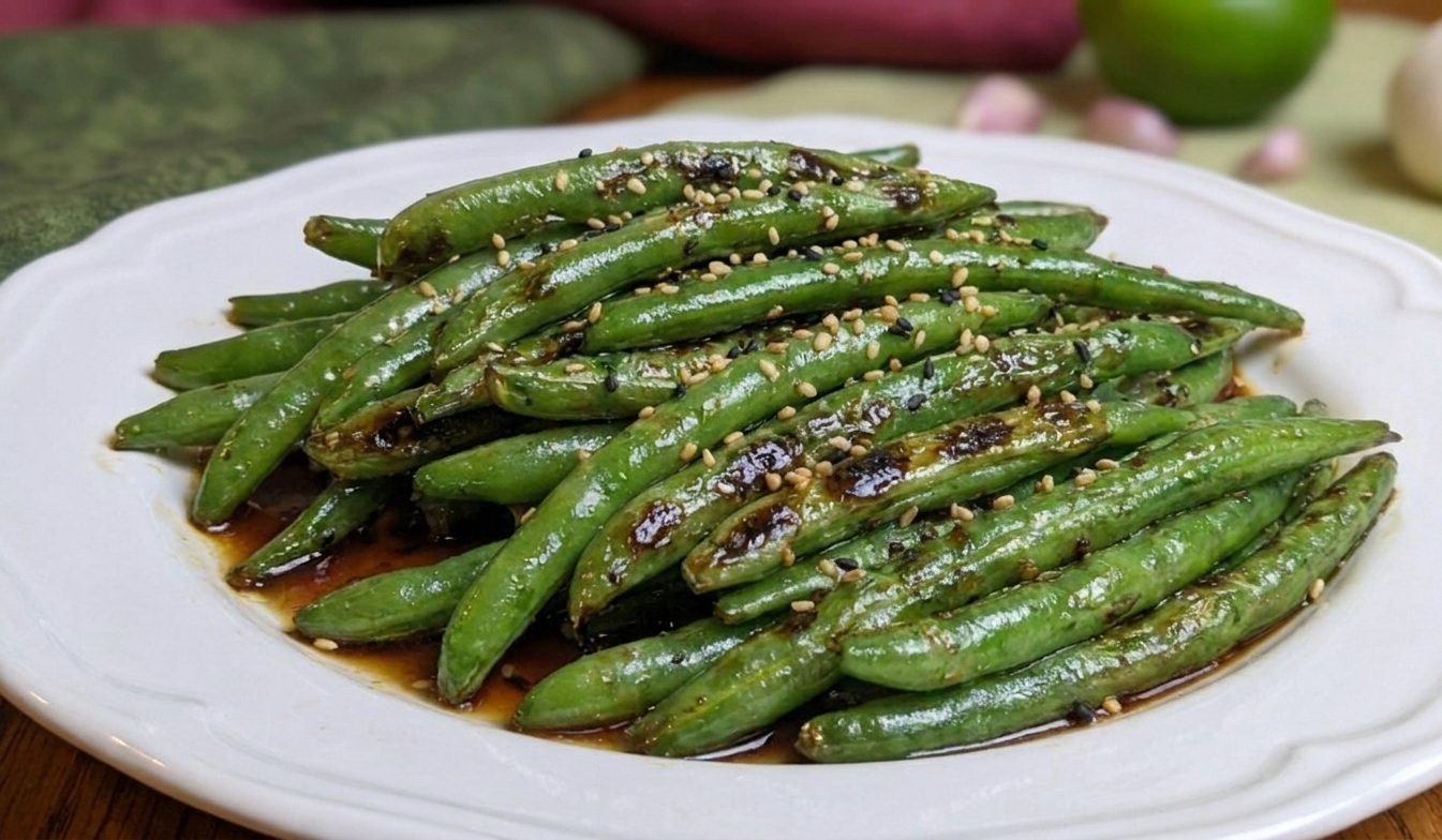 Garlic Sesame Green Beans