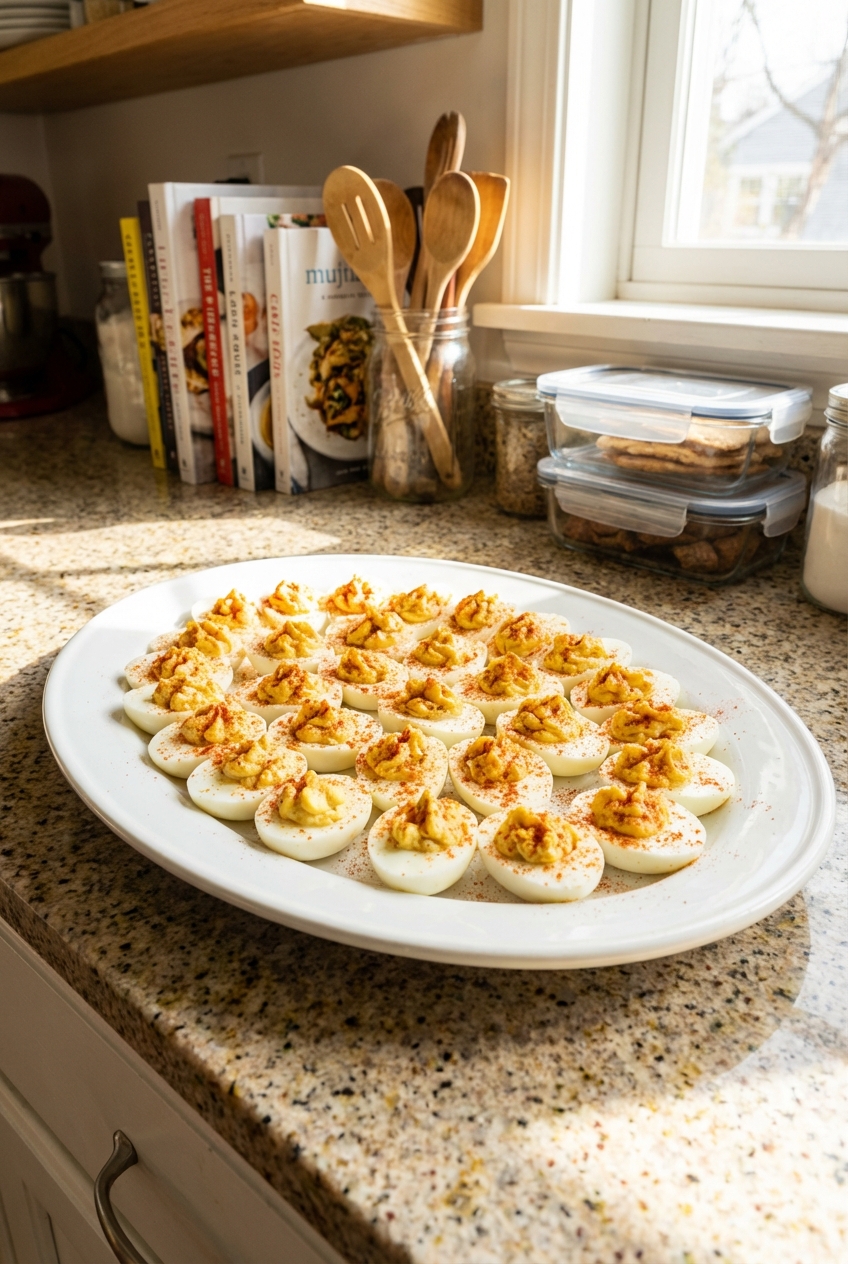 Classic Deviled Eggs (Creamy and Tangy)