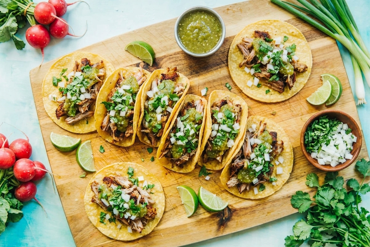 Crispy Carnitas-Style Pork Tacos