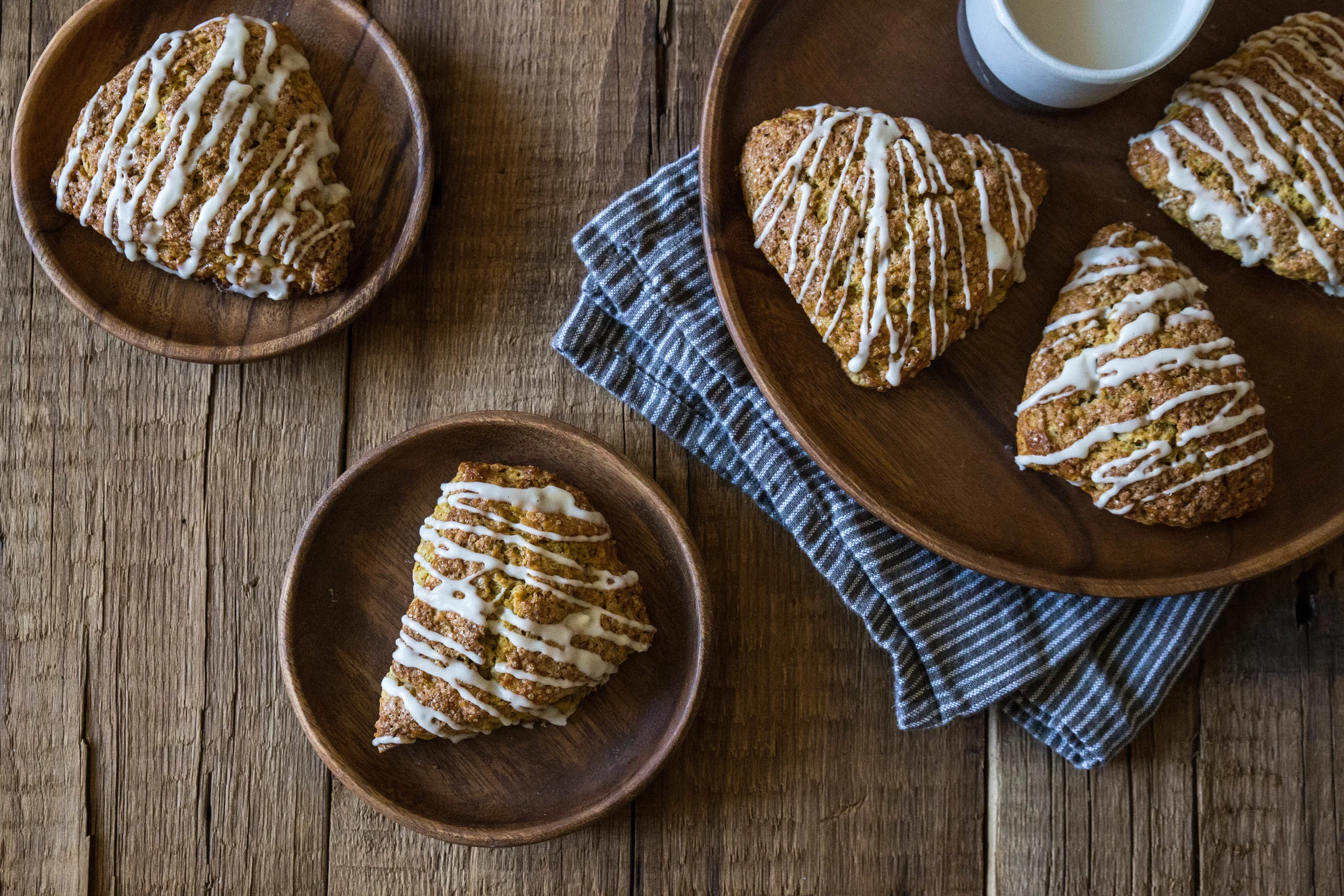 Glazed Pumpkin Scones
