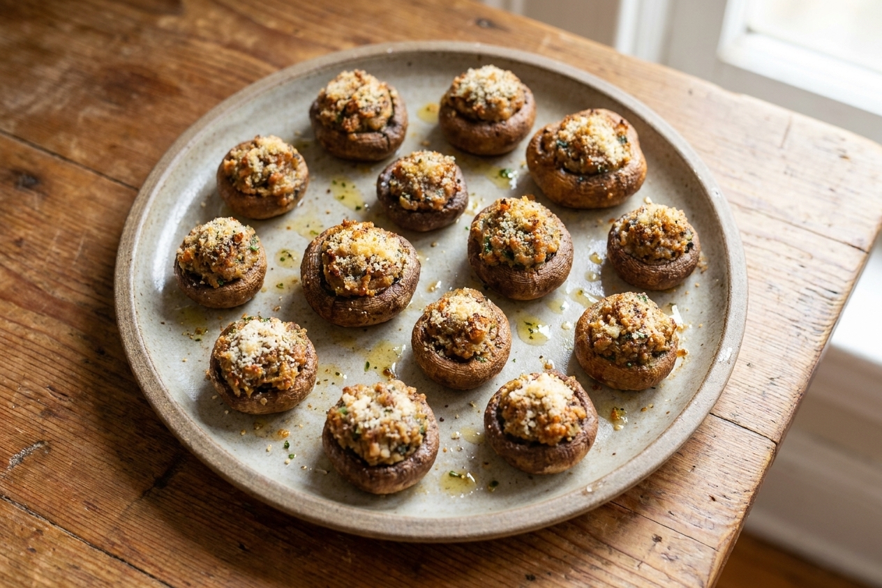 Crab Stuffed Mushrooms
