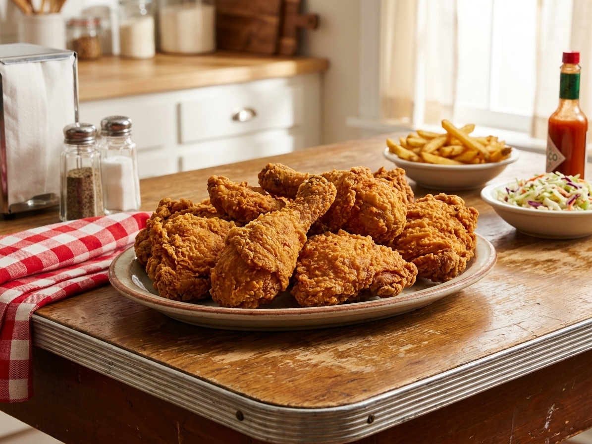 Lee’s Famous Chicken (Copycat Oven-Fried)