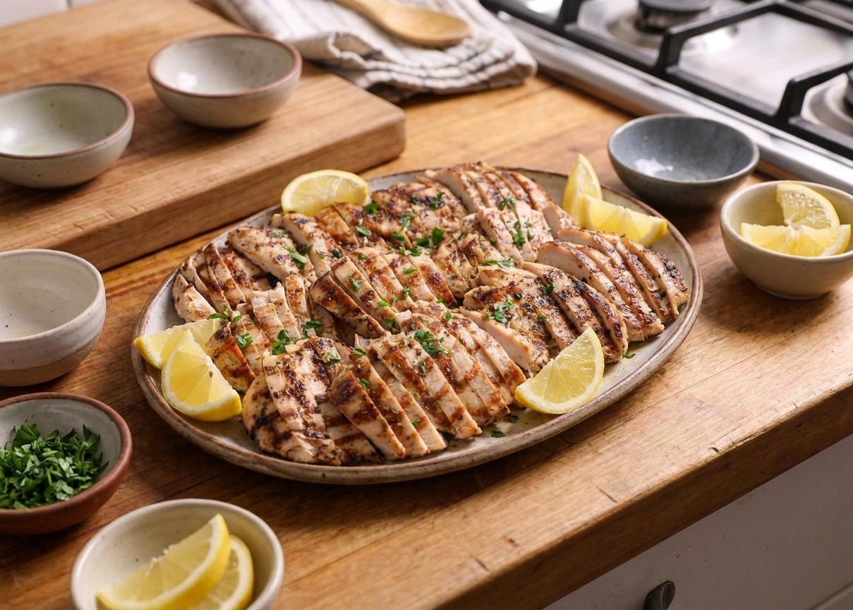 Chicken on a Grill