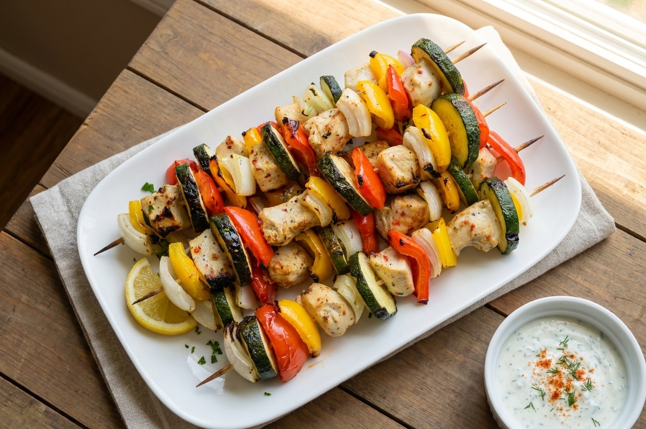 Juicy Chicken Shish Kabobs