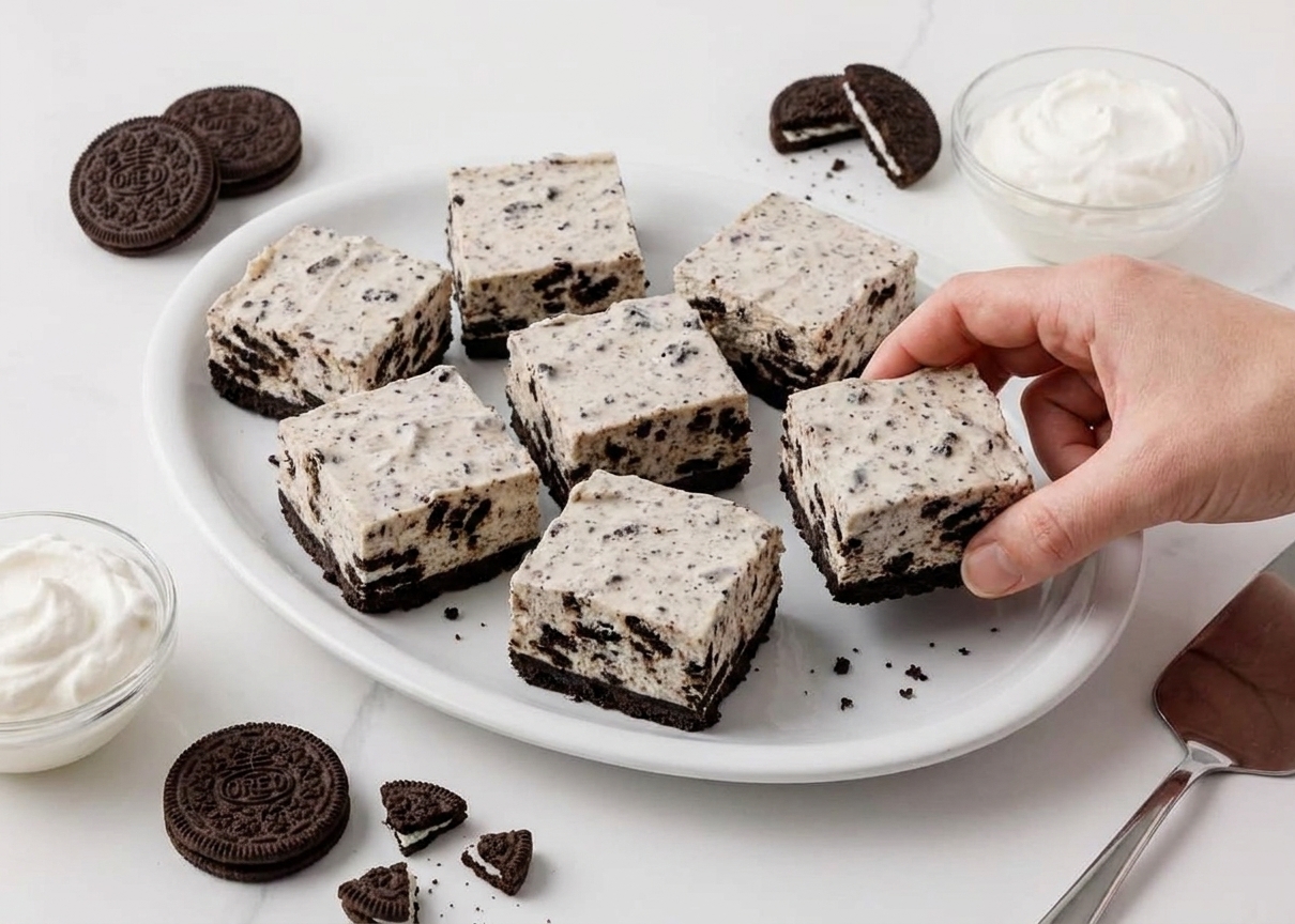 No-Bake Oreo Cheesecake Bars