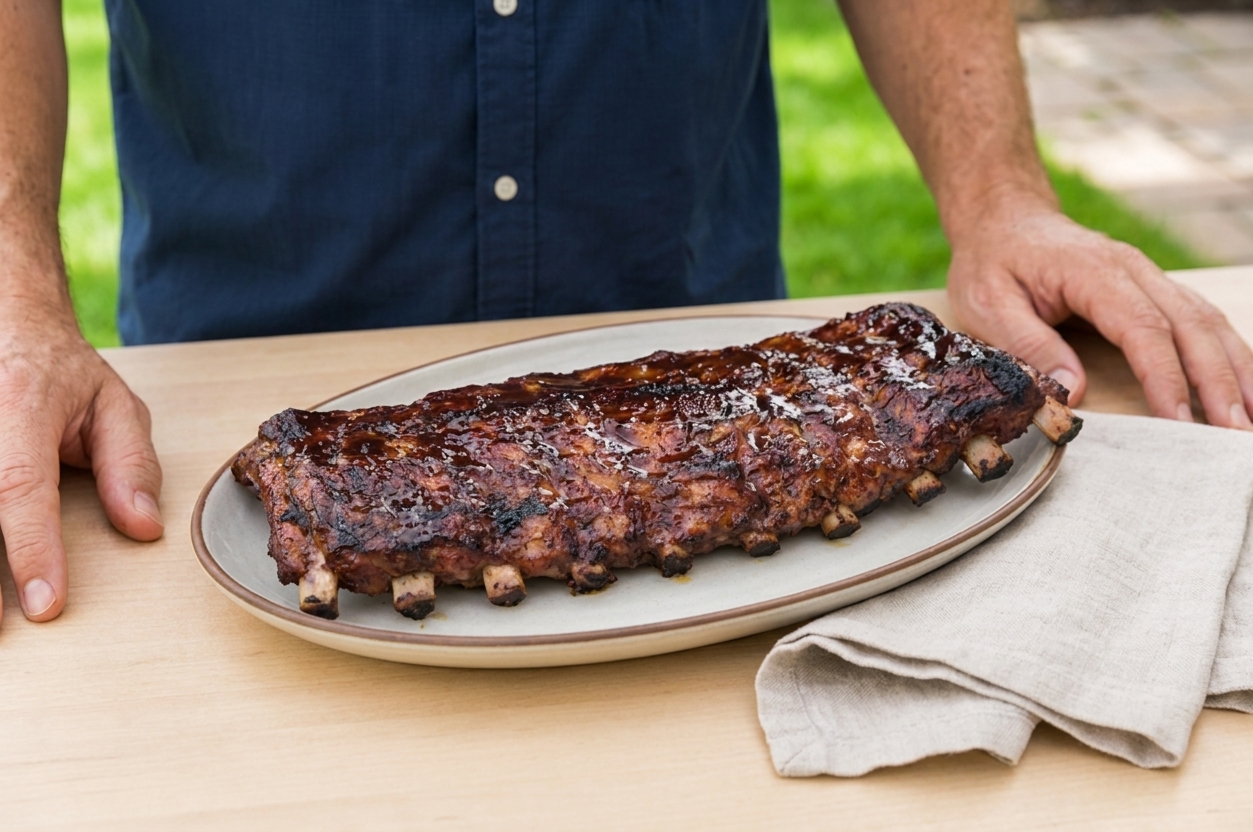 Oven-Baked Pork Spare Ribs