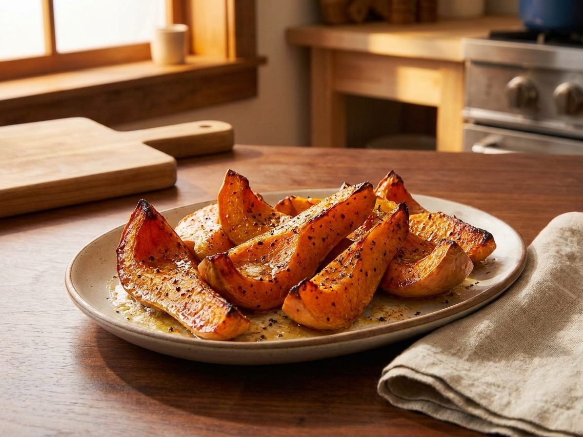 Peppercorn Roasted Squash