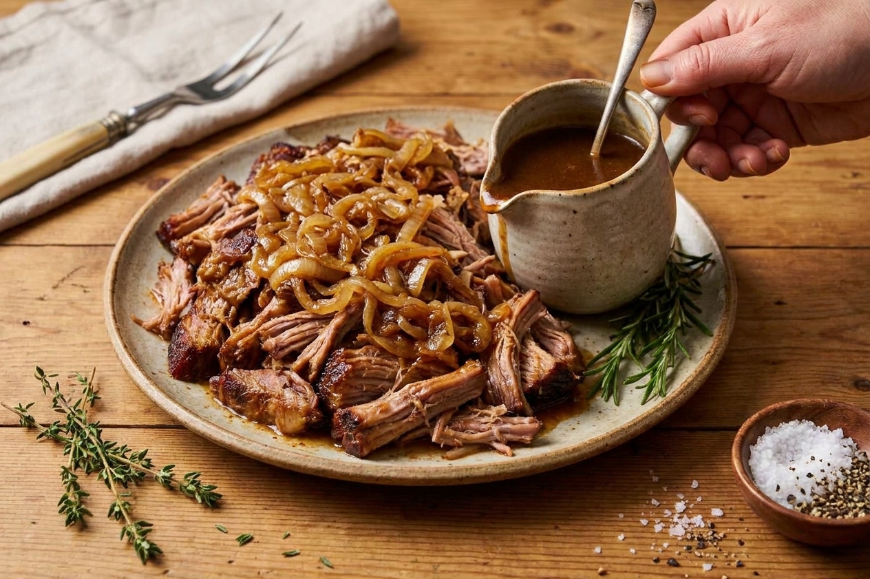 Slow Cooker Pork Shoulder Roast