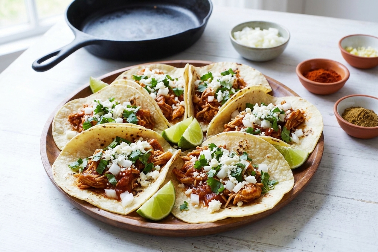 Shredded Chicken Tacos