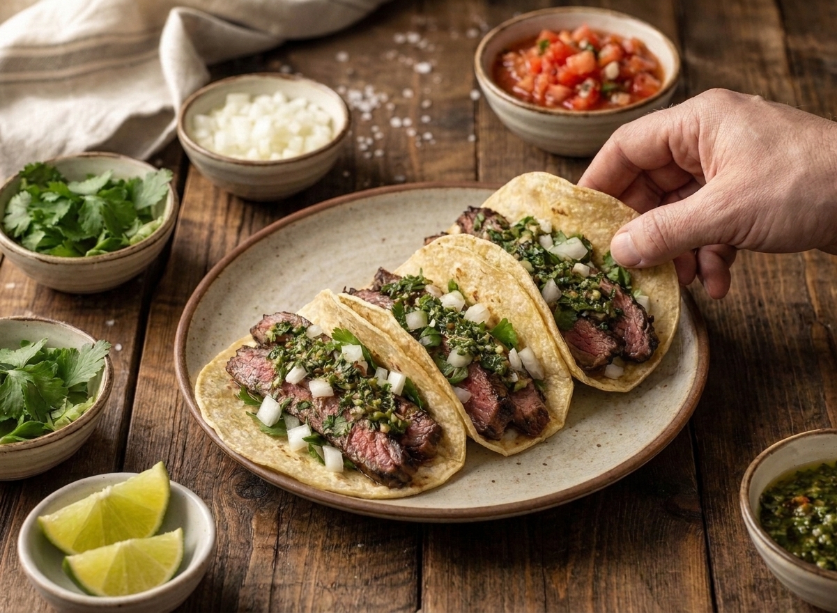 Skirt Steak Tacos