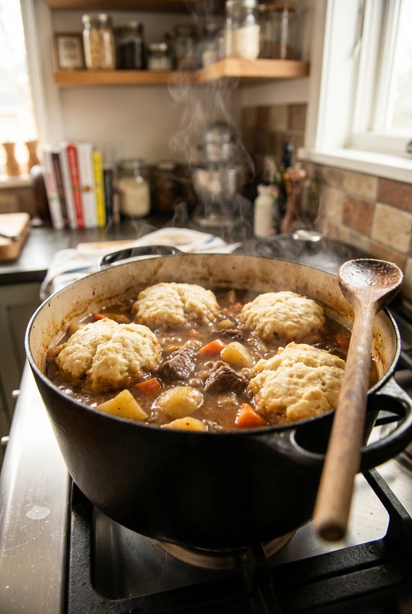 Classic Stew Dumplings (Light & Fluffy)